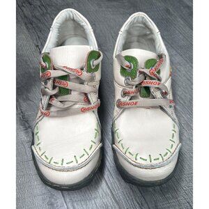 Chshoer Leather Shoes Sneakers Womens 6.5 Beige Lace Up‎ Patchwork Time Comfort